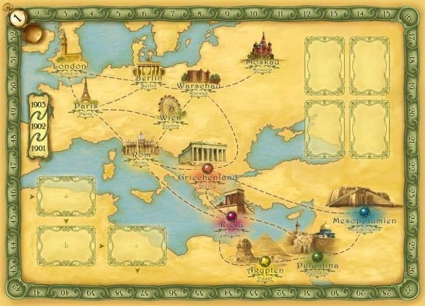 Boîte du jeu : Jenseits von Theben