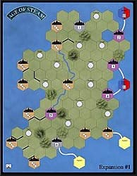 Couverture de Age of Steam Expansion #1: England & Ireland