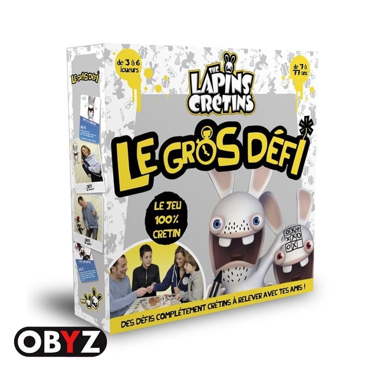 Boîte du jeu : Le Gros Défi Lapins Crétins