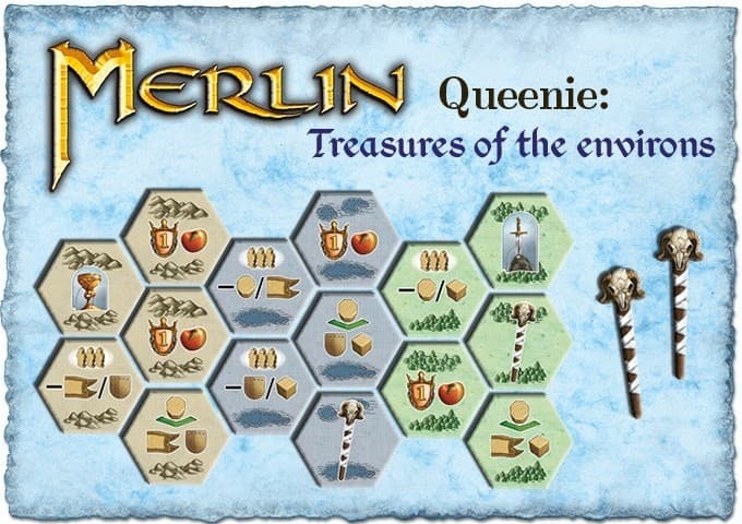 Boîte du jeu : Merlin - Queenie 1 - Les Trésors du Domaine