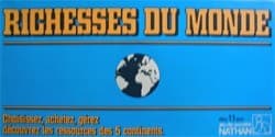 Boîte du jeu : Richesses du Monde