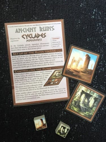 Boîte du jeu : Cyclades : Monument - Ruines Anciennes