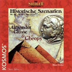 Couverture de Die Siedler von Catan : Historische Szenarien - Alexandre le Grand & Cheops