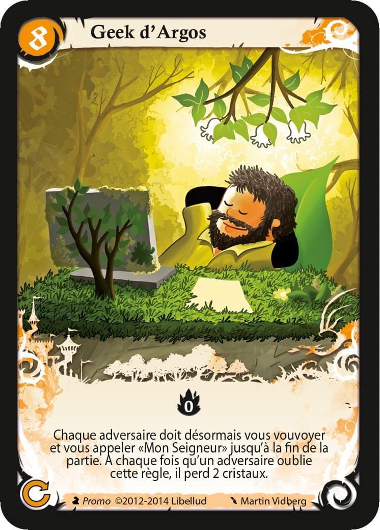 Boîte du jeu : Seasons - Goodie - Carte "Geek d'Argos / Geek of Argos"