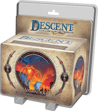 Boîte du jeu : Descent : Voyages dans les Ténèbres ! - Pack Lieutenant Valyndra