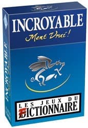Boîte du jeu : Les Jeux du Fictionnaire - Incroyable... ment vrai