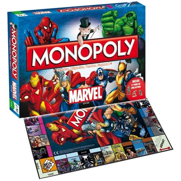 Boîte du jeu : Monopoly Marvel