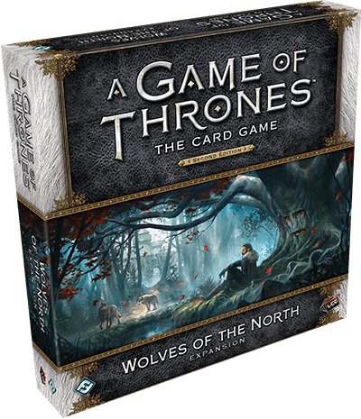 Boîte du jeu : A Game of Thrones: The Card Game, Second Edition - Wolves of the North Expansion
