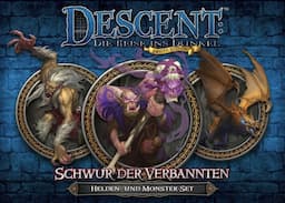 Couverture de Descent 2. Edition: Schwur der Verbannten: Helden- und Monster-Set