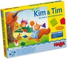 Couverture de Kim & Tim Les écureuils aux couleurs et aux chiffres