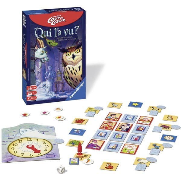 Boîte du jeu : Qui l'a vu ?