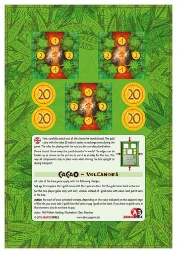 Boîte du jeu : Cacao - Volcanoes