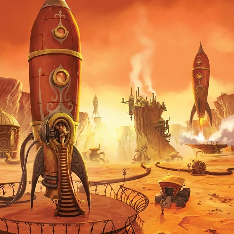 Boîte du jeu : Mission : Planète Rouge