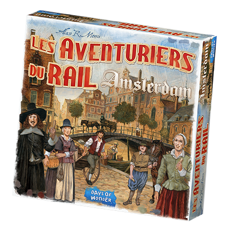 Boîte du jeu : Les Aventuriers du Rail - Amsterdam