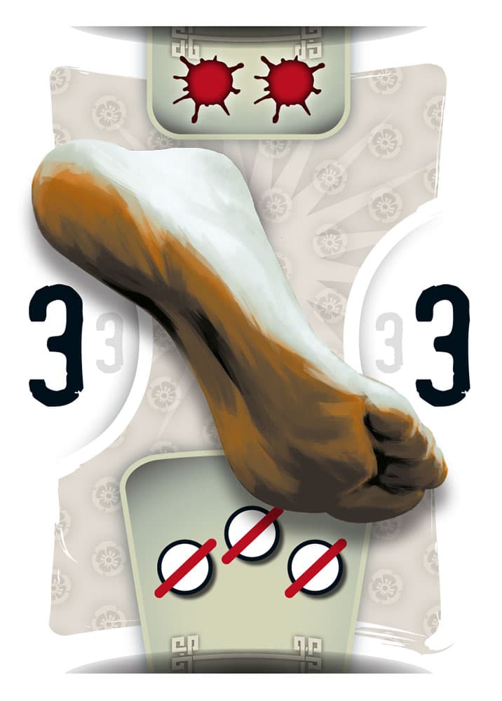 Boîte du jeu : 8 Masters' Revenge : carte pied