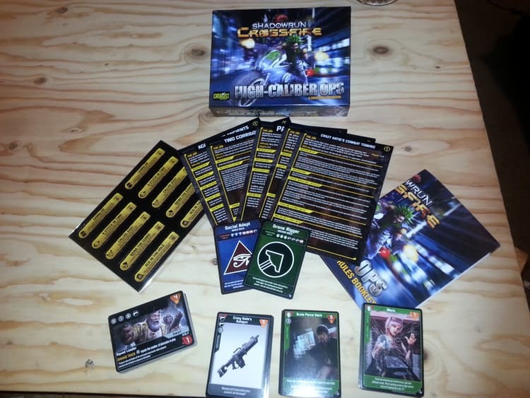 Boîte du jeu : Shadowrun : Crossfire - High Caliber Ops
