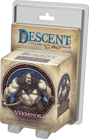 Boîte du jeu : Descent : Voyages dans les Ténèbres - Pack Lieutenant Verminos