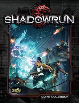 Couverture de Shadowrun 5e édition, livre de base