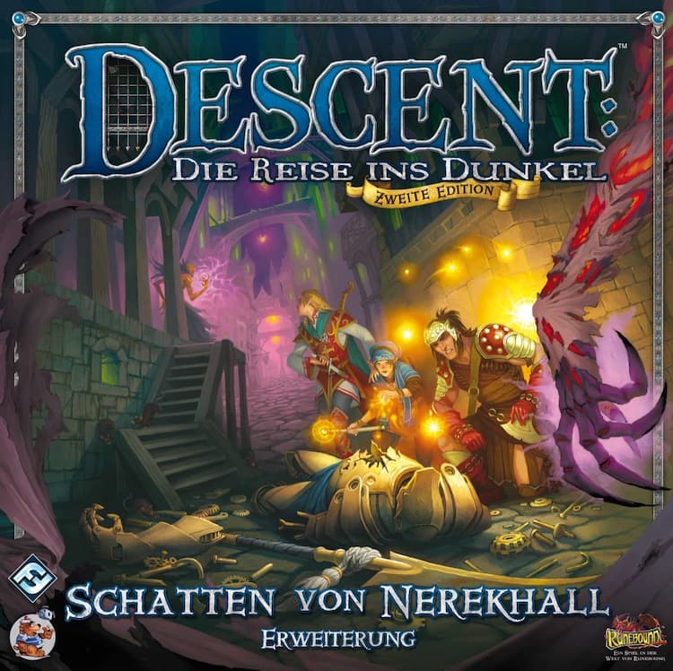 Boîte du jeu : Descent 2. Edition: Schatten von Nerekhall Erweiterung