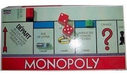 Boîte du jeu : Monopoly