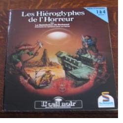 Couverture de L'Œil Noir - Les Hiéroglyphes de l'Horreur (Schmidt)