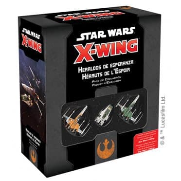 Boîte du jeu : Star Wars X-Wing - Paquet d'Escadron Hérauts de l'Espoir