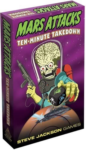 Boîte du jeu : Mars attacks - Ten minute takedown .