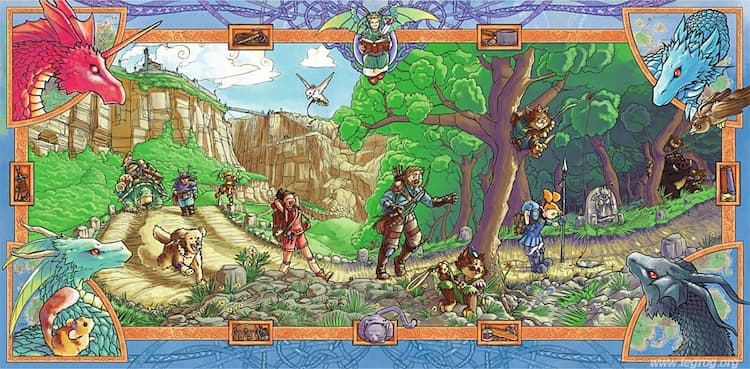 Boîte du jeu : Ryuutama  : Traversées (écran + livret pour Ryuutama)