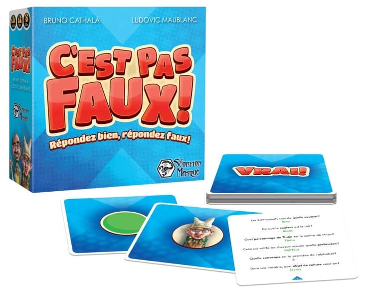 Boîte du jeu : C'est pas faux !