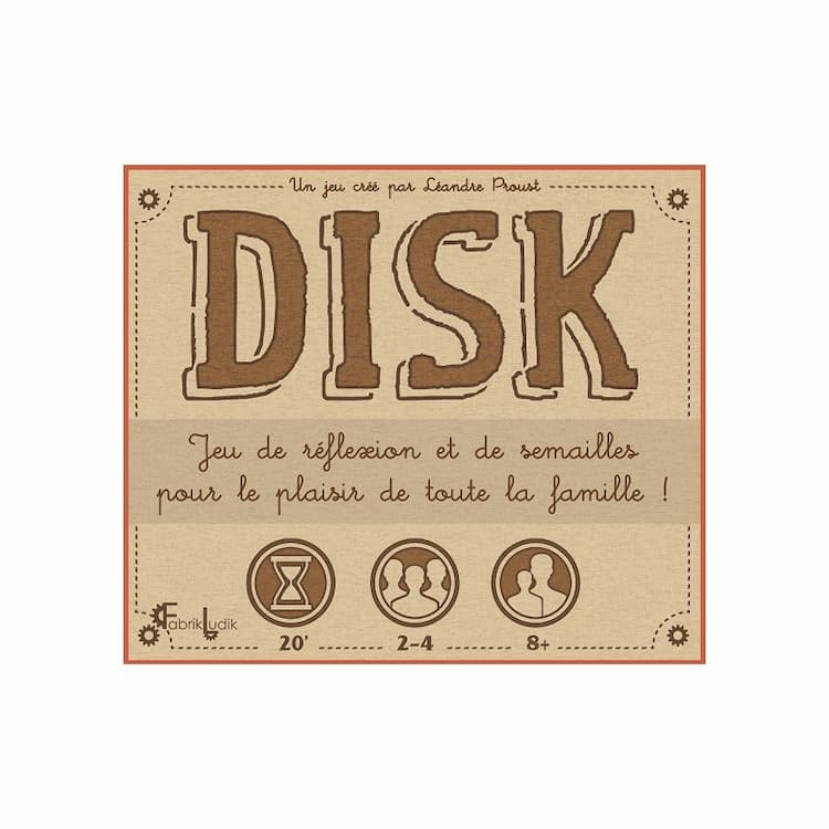Boîte du jeu : Disk
