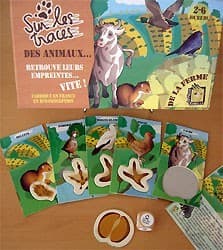 Couverture de Sur les Traces des Animaux... de la Ferme