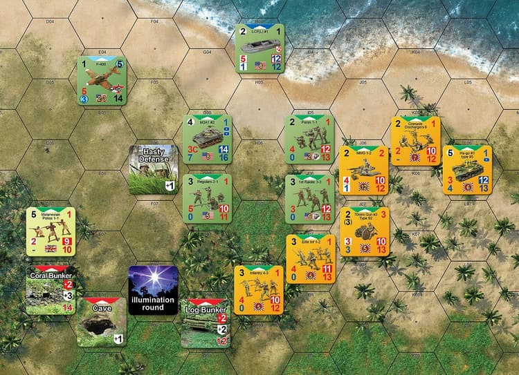 Boîte du jeu : Conflict of Heroes : Guadalcanal - Pacific Ocean 1942