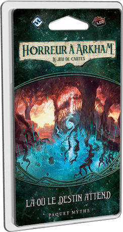 Couverture de Horreur à Arkham : Le Jeu de Cartes - Là où le destin attend