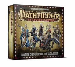 Couverture de Pathfinder le jeu de cartes Boîte de decks de classe