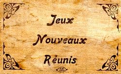 Boîte du jeu : Jeux Nouveaux Réunis