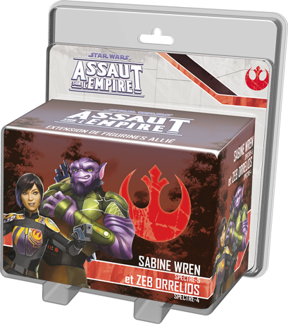 Boîte du jeu : Star Wars - Assaut sur l'Empire :  Sabine Wren et Zeb Orellios