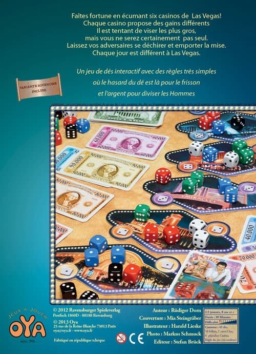 Boîte du jeu : Vegas