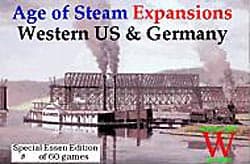 Boîte du jeu : Age of Steam Expansion : Western US & Germany