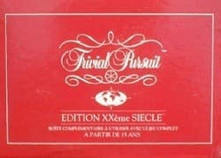 Boîte du jeu : Trivial Pursuit : Edition XXème siècle