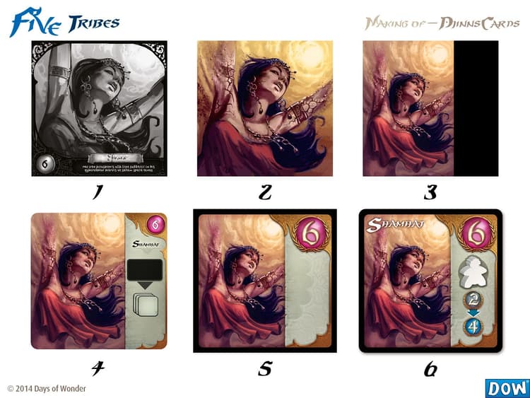 Boîte du jeu : Five Tribes