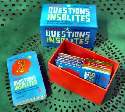 Boîte du jeu : La boîte à questions insolites