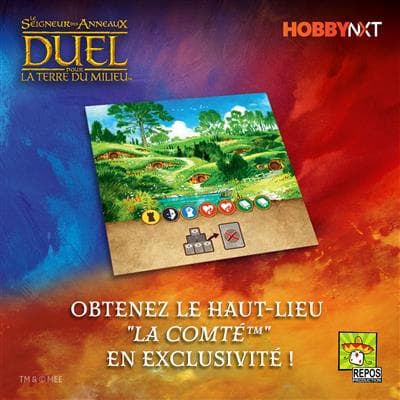 Boîte du jeu : Le Seigneur des Anneaux : Duel pour la Terre du Milieu - La Comté