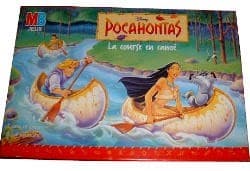 Couverture de Pocahontas la course en canoé