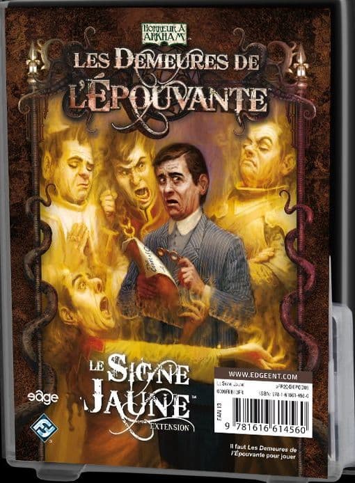 Boîte du jeu : Les Demeures de l'Epouvante : Le Signe Jaune