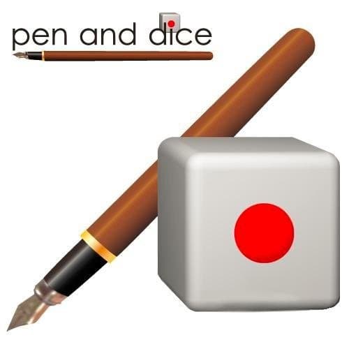 Logo de ペンとサイコロ (Pen and Dice)