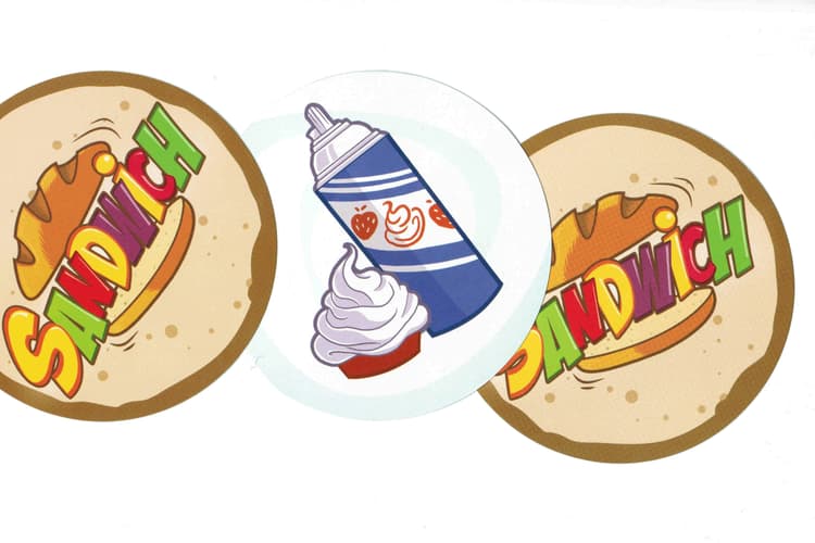 Boîte du jeu : Sandwich carte promotionnelle : crème fraiche
