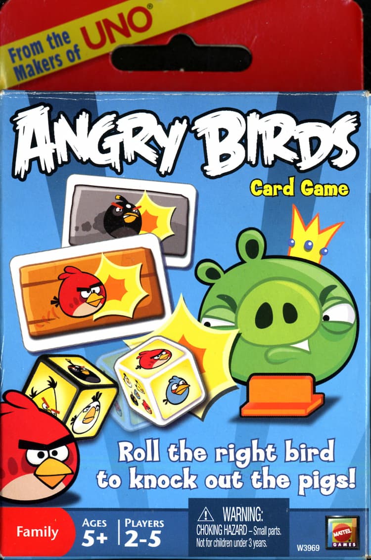 Boîte du jeu : Angry Birds: le Jeu de Cartes