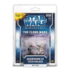 Couverture de Star Wars Miniatures : The clone Wars : Map Pack : Showdown at Teth Palace