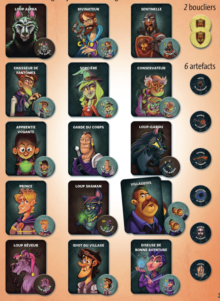 Boîte du jeu : Loup Garou pour un Crépuscule