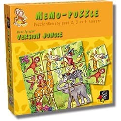 Boîte du jeu : Memo-Puzzle : Version Jungle